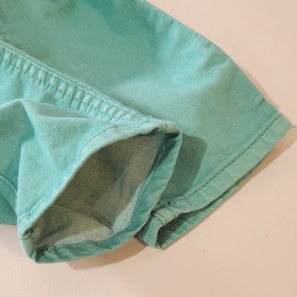 7 For All Mankind Bright Green Lightweight Mid-Rise Skinny Ankle Jeans - Size 24 - Picture 8 of 11